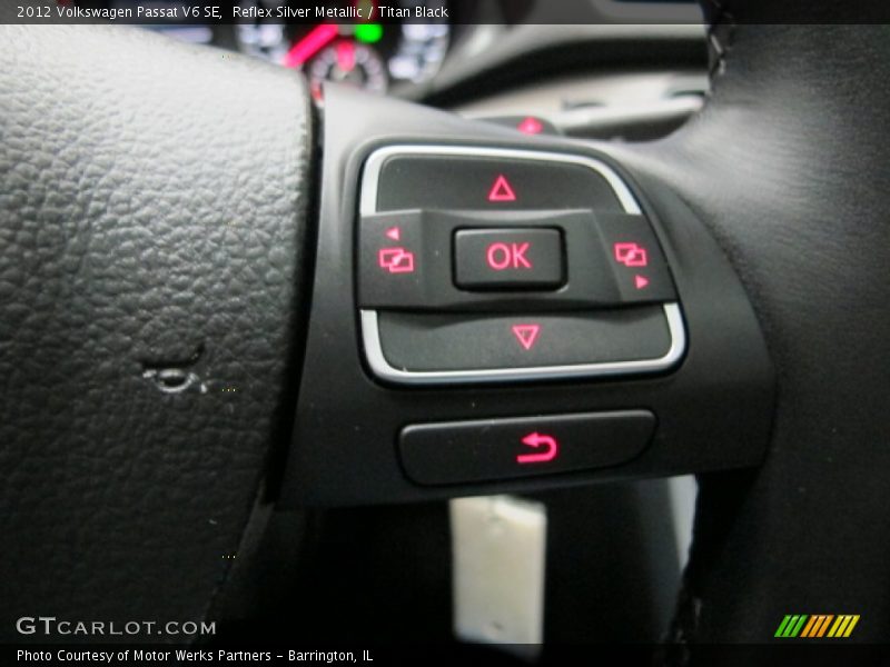 Reflex Silver Metallic / Titan Black 2012 Volkswagen Passat V6 SE