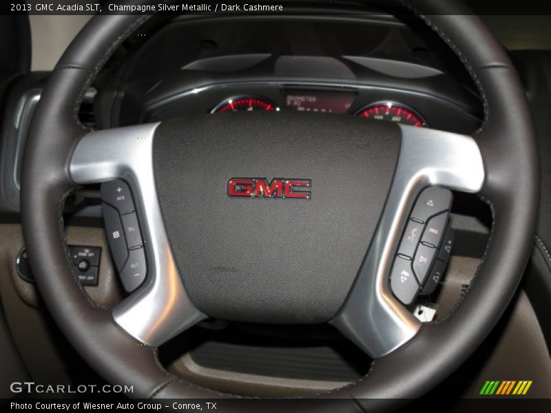 Champagne Silver Metallic / Dark Cashmere 2013 GMC Acadia SLT