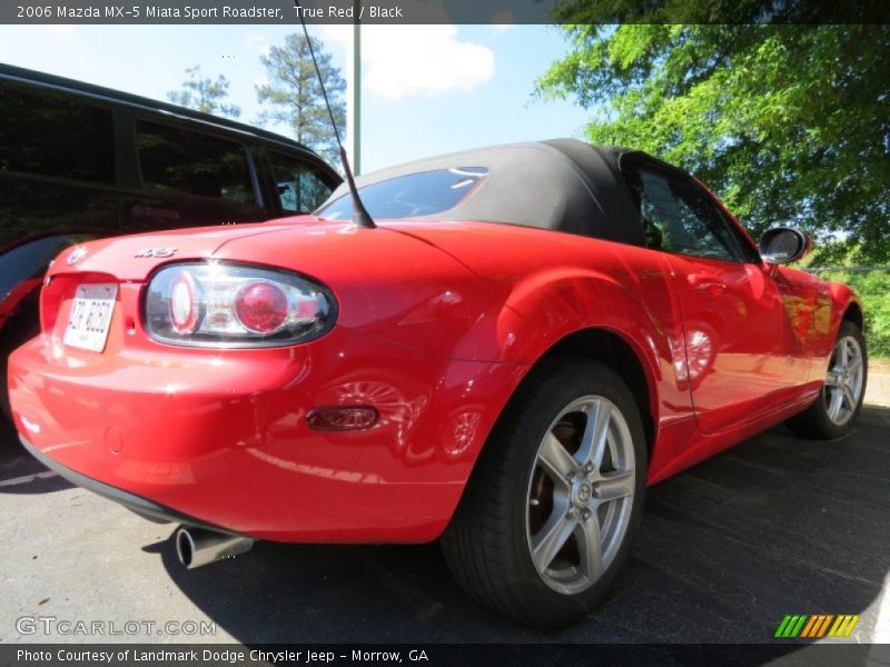True Red / Black 2006 Mazda MX-5 Miata Sport Roadster