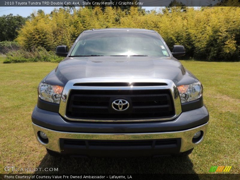 Slate Gray Metallic / Graphite Gray 2010 Toyota Tundra TRD Double Cab 4x4