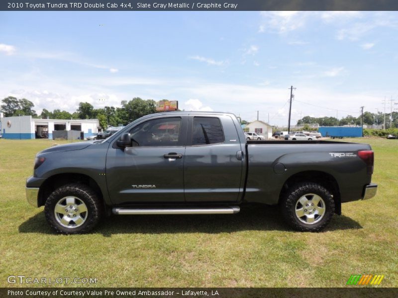 Slate Gray Metallic / Graphite Gray 2010 Toyota Tundra TRD Double Cab 4x4