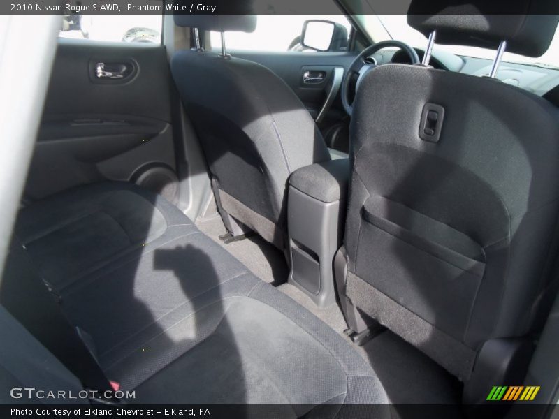 Phantom White / Gray 2010 Nissan Rogue S AWD