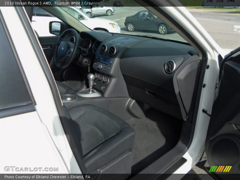 Phantom White / Gray 2010 Nissan Rogue S AWD