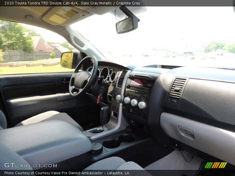 Slate Gray Metallic / Graphite Gray 2010 Toyota Tundra TRD Double Cab 4x4