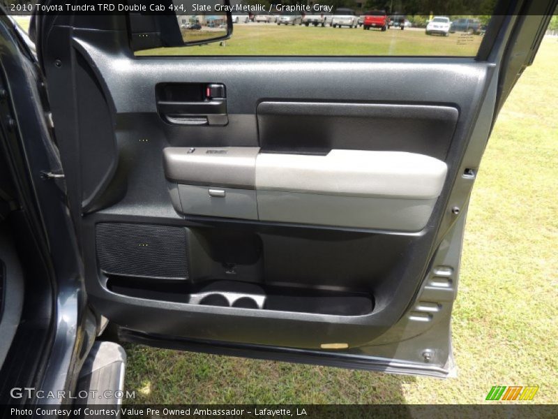 Slate Gray Metallic / Graphite Gray 2010 Toyota Tundra TRD Double Cab 4x4