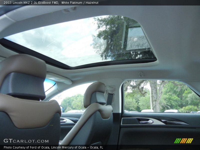 Sunroof of 2013 MKZ 2.0L EcoBoost FWD