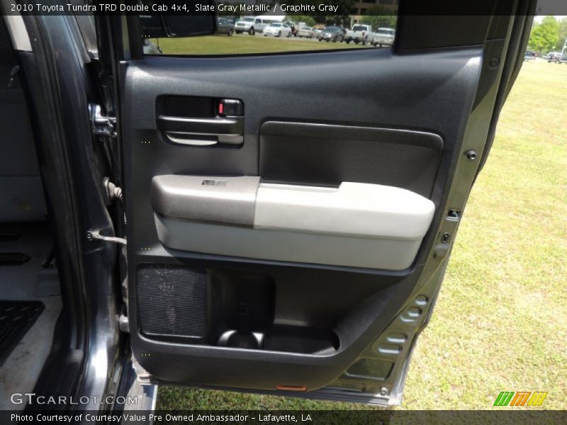 Slate Gray Metallic / Graphite Gray 2010 Toyota Tundra TRD Double Cab 4x4