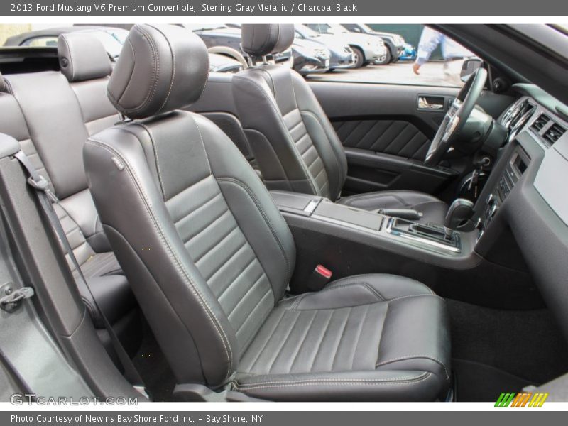  2013 Mustang V6 Premium Convertible Charcoal Black Interior