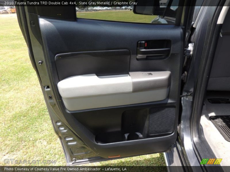 Slate Gray Metallic / Graphite Gray 2010 Toyota Tundra TRD Double Cab 4x4
