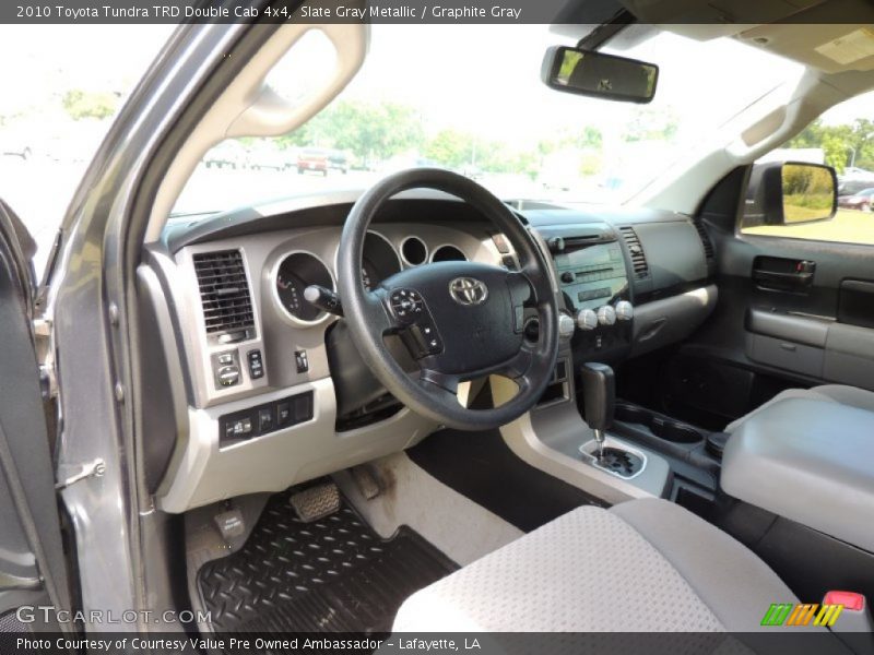 Slate Gray Metallic / Graphite Gray 2010 Toyota Tundra TRD Double Cab 4x4