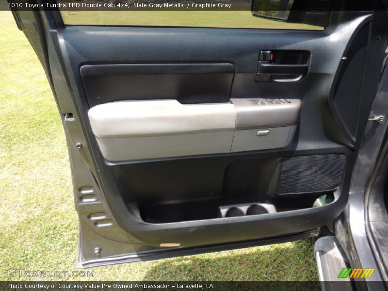 Slate Gray Metallic / Graphite Gray 2010 Toyota Tundra TRD Double Cab 4x4