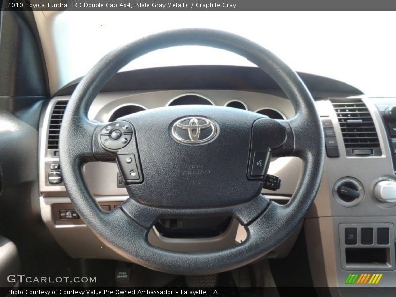 Slate Gray Metallic / Graphite Gray 2010 Toyota Tundra TRD Double Cab 4x4