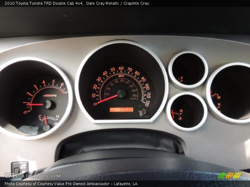 Slate Gray Metallic / Graphite Gray 2010 Toyota Tundra TRD Double Cab 4x4