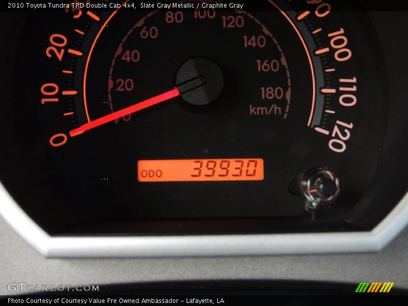 Slate Gray Metallic / Graphite Gray 2010 Toyota Tundra TRD Double Cab 4x4