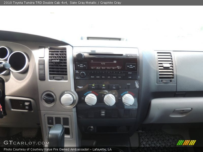Slate Gray Metallic / Graphite Gray 2010 Toyota Tundra TRD Double Cab 4x4