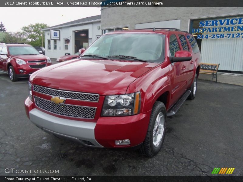 Crystal Red Tintcoat / Light Cashmere/Dark Cashmere 2013 Chevrolet Suburban LT 4x4