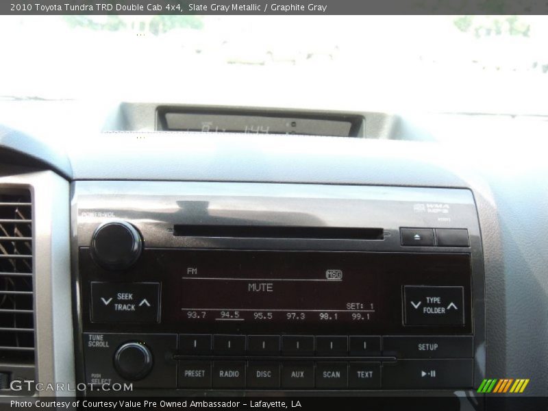 Slate Gray Metallic / Graphite Gray 2010 Toyota Tundra TRD Double Cab 4x4