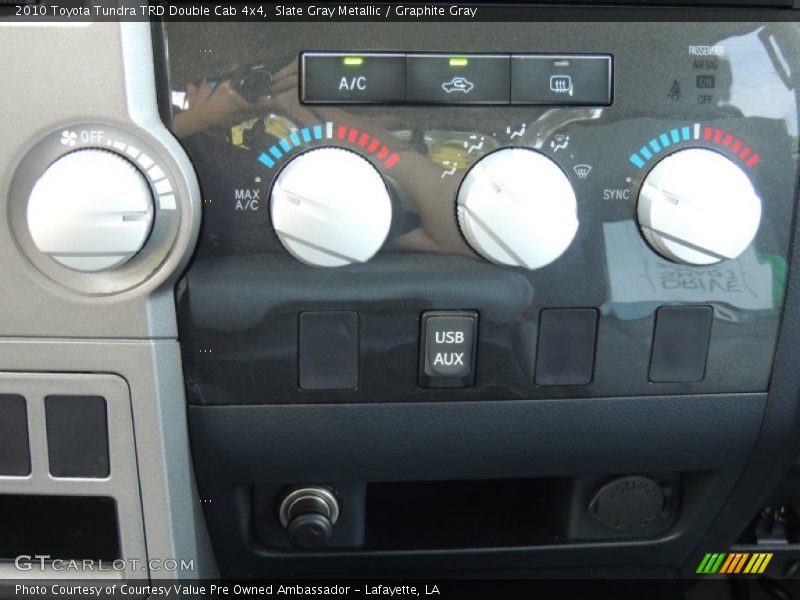 Slate Gray Metallic / Graphite Gray 2010 Toyota Tundra TRD Double Cab 4x4