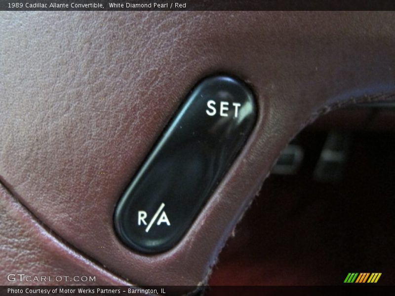 Controls of 1989 Allante Convertible