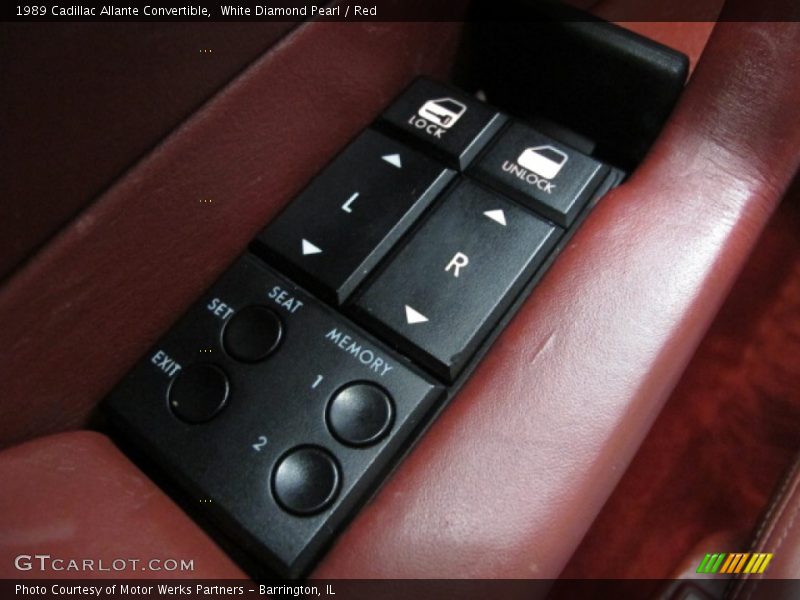 Controls of 1989 Allante Convertible