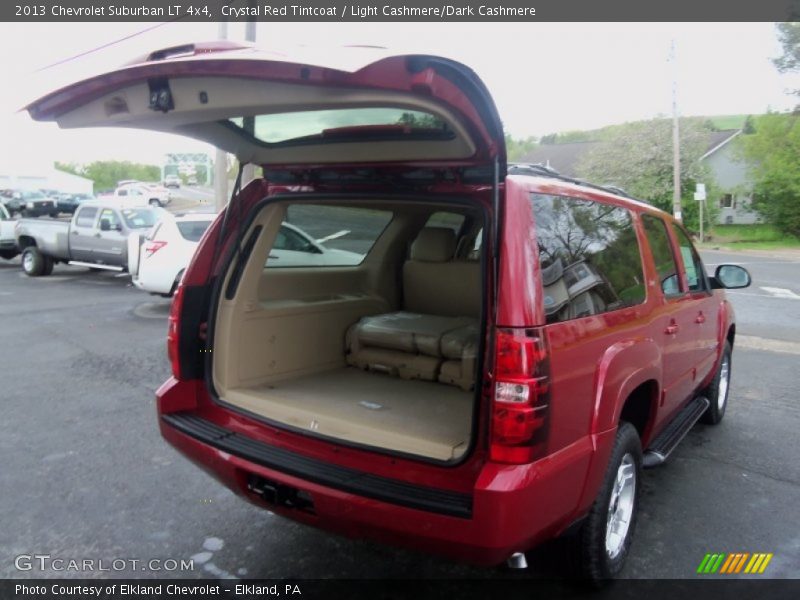 Crystal Red Tintcoat / Light Cashmere/Dark Cashmere 2013 Chevrolet Suburban LT 4x4
