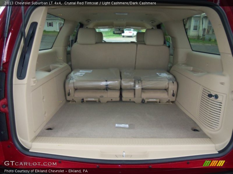 Crystal Red Tintcoat / Light Cashmere/Dark Cashmere 2013 Chevrolet Suburban LT 4x4
