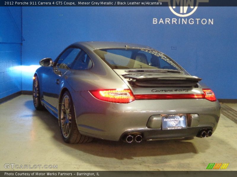 Meteor Grey Metallic / Black Leather w/Alcantara 2012 Porsche 911 Carrera 4 GTS Coupe
