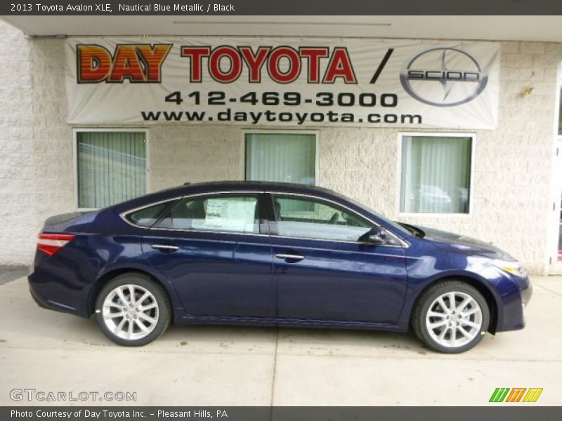Nautical Blue Metallic / Black 2013 Toyota Avalon XLE