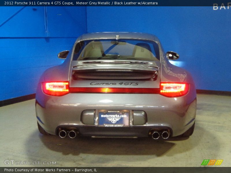 Meteor Grey Metallic / Black Leather w/Alcantara 2012 Porsche 911 Carrera 4 GTS Coupe