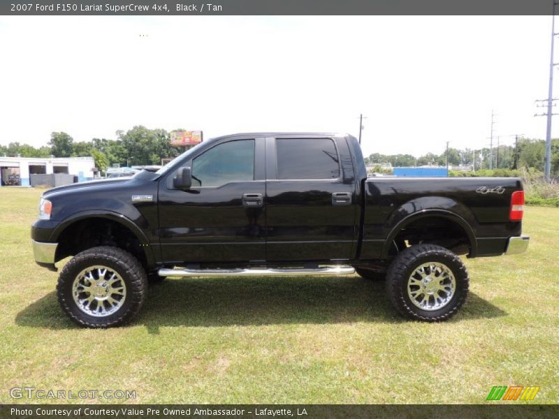 Black / Tan 2007 Ford F150 Lariat SuperCrew 4x4