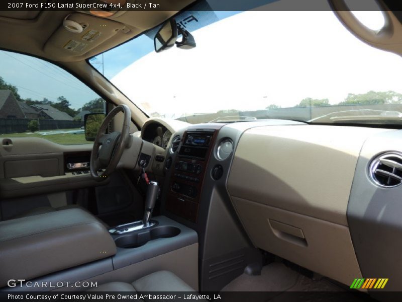 Black / Tan 2007 Ford F150 Lariat SuperCrew 4x4