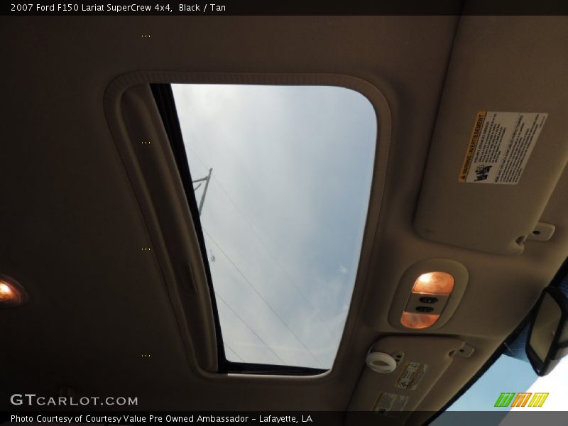 Black / Tan 2007 Ford F150 Lariat SuperCrew 4x4