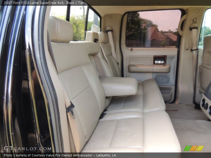 Black / Tan 2007 Ford F150 Lariat SuperCrew 4x4