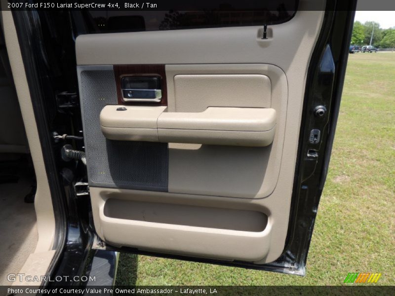 Black / Tan 2007 Ford F150 Lariat SuperCrew 4x4
