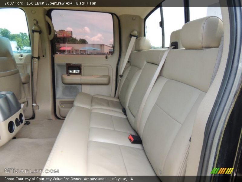 Black / Tan 2007 Ford F150 Lariat SuperCrew 4x4