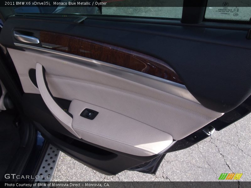 Monaco Blue Metallic / Oyster 2011 BMW X6 xDrive35i