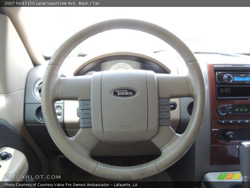 Black / Tan 2007 Ford F150 Lariat SuperCrew 4x4