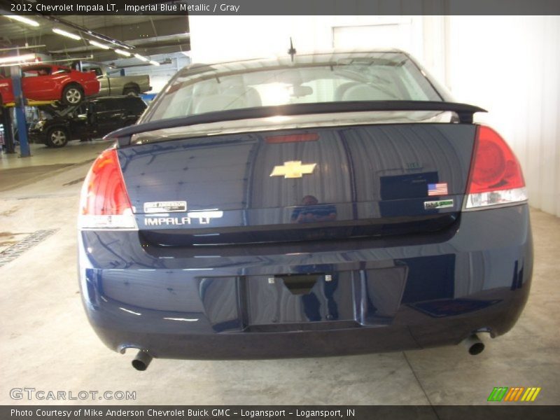 Imperial Blue Metallic / Gray 2012 Chevrolet Impala LT