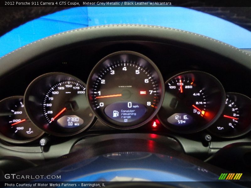  2012 911 Carrera 4 GTS Coupe Carrera 4 GTS Coupe Gauges