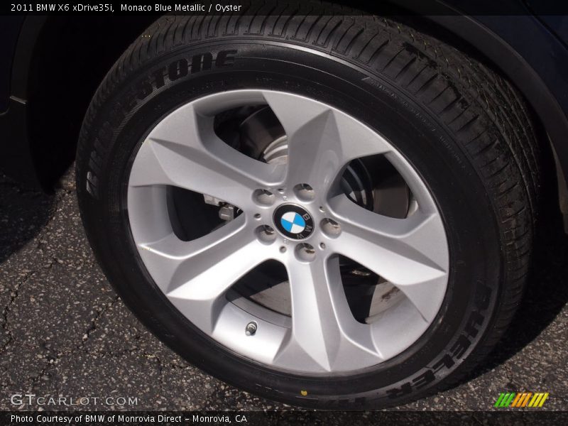 Monaco Blue Metallic / Oyster 2011 BMW X6 xDrive35i