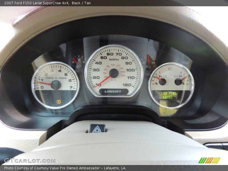 Black / Tan 2007 Ford F150 Lariat SuperCrew 4x4