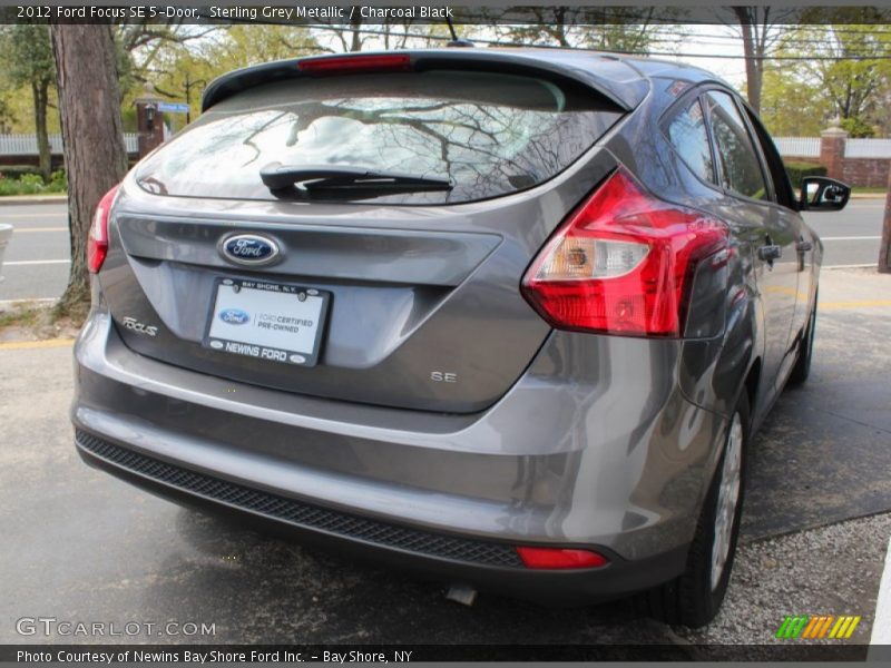 Sterling Grey Metallic / Charcoal Black 2012 Ford Focus SE 5-Door