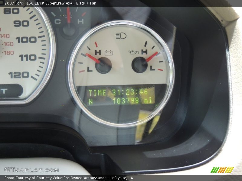 Black / Tan 2007 Ford F150 Lariat SuperCrew 4x4