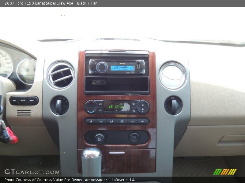Black / Tan 2007 Ford F150 Lariat SuperCrew 4x4