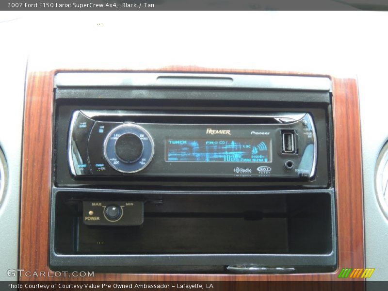 Black / Tan 2007 Ford F150 Lariat SuperCrew 4x4