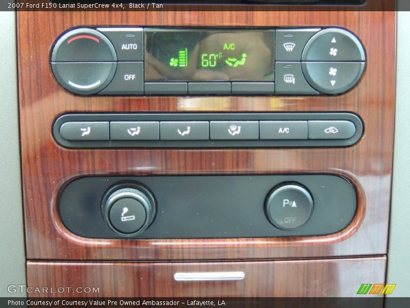 Black / Tan 2007 Ford F150 Lariat SuperCrew 4x4