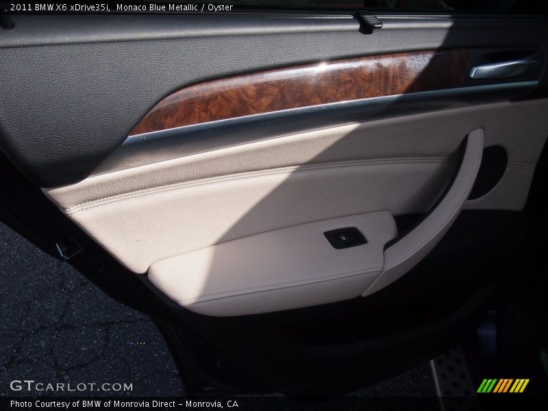 Monaco Blue Metallic / Oyster 2011 BMW X6 xDrive35i
