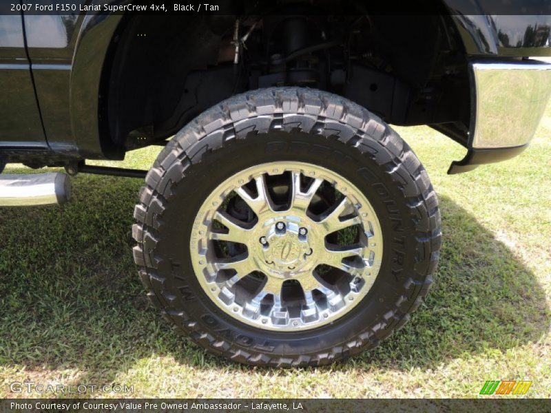 Black / Tan 2007 Ford F150 Lariat SuperCrew 4x4
