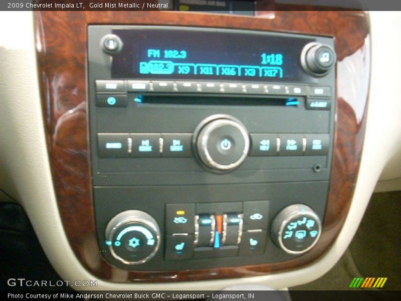 Gold Mist Metallic / Neutral 2009 Chevrolet Impala LT