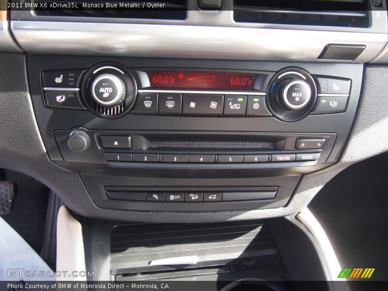 Monaco Blue Metallic / Oyster 2011 BMW X6 xDrive35i